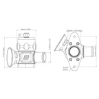 Turbosmart TS-0205-1010 Dual Port BOV Blow Off Valve for Mazda CX-7 Mazdaspeed MPS 3 Subaru Forester XT Legacy GT Liberty WRX