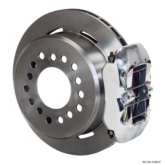Wilwood 140-11403 Forged Dynapro Low-Profile Rear Parking Brake Kit Polished