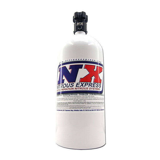 Botella de 4,5 kg (10Lb) con válvula Lightning 500 6,89 de diámetro x 20,19 de alto Nitrous Express NX11100