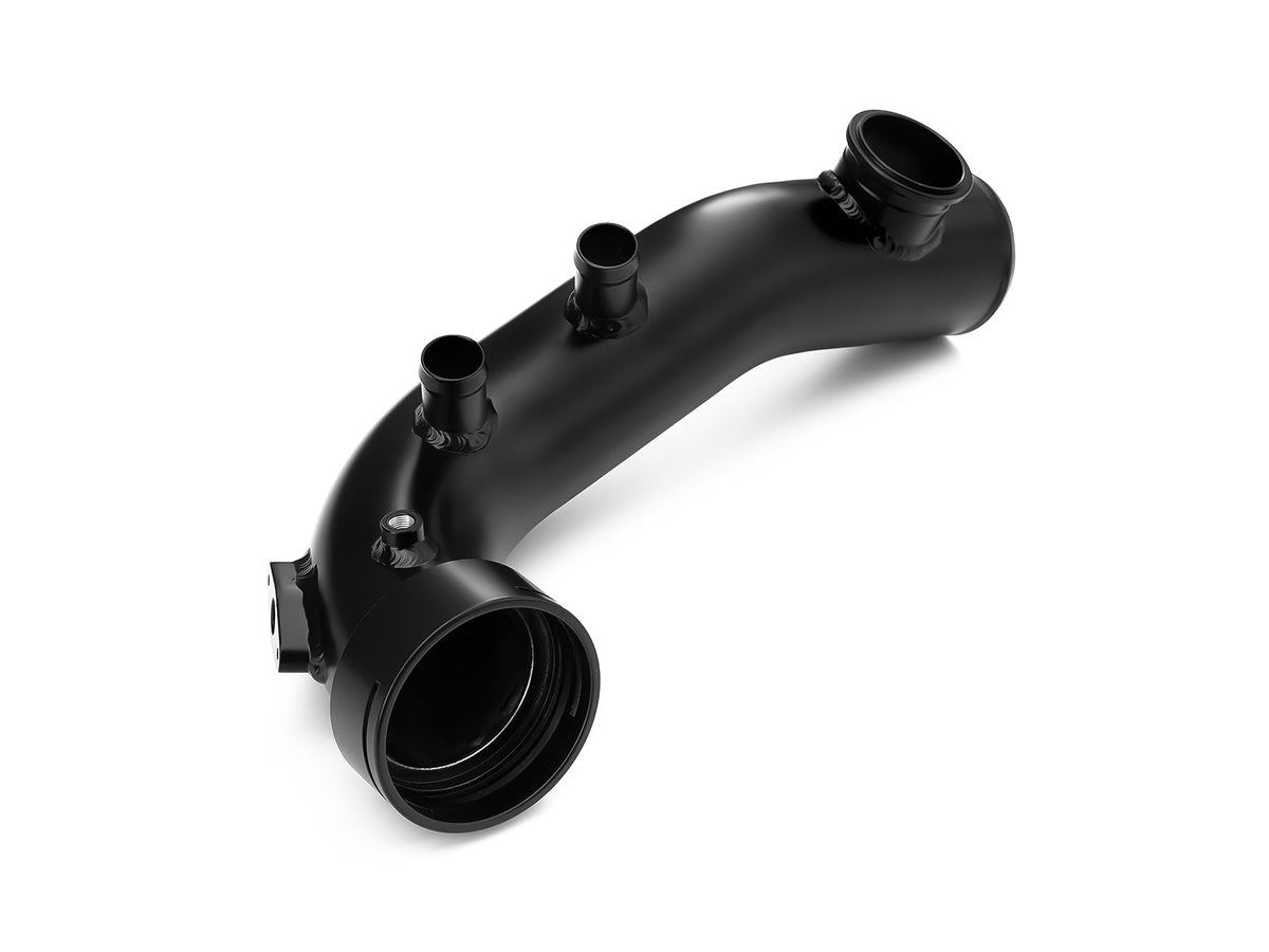 Charge pipe BMW N54 135i 335i 1M con brida para BOV 50 mm verde