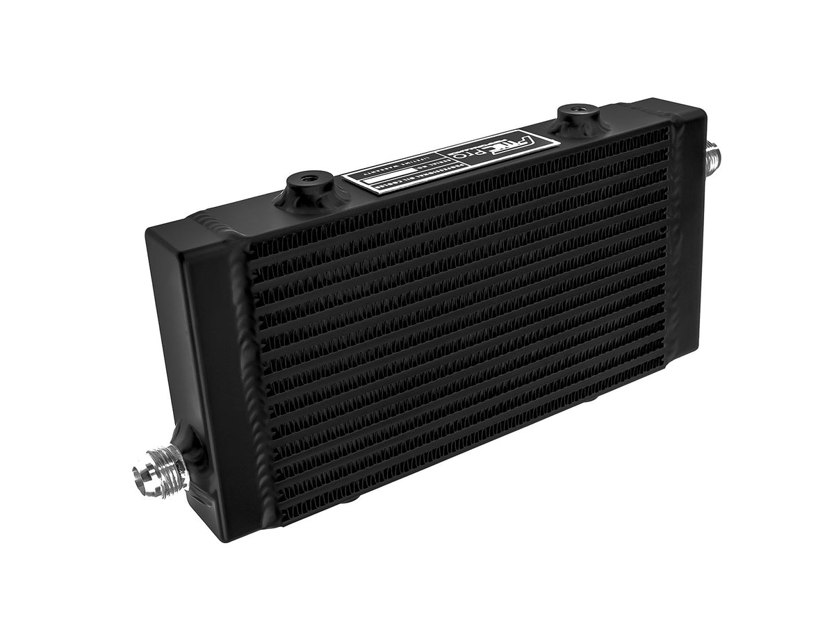 Radiador de aceite FMIC.Pro 240x140x40 asimétrico entrada de aceite negro