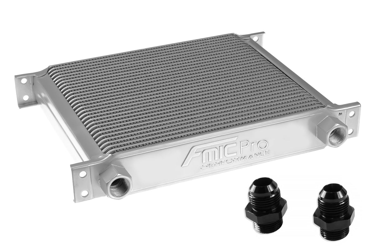 Radiador de aceite Fmic.Pro 30 filas plateado