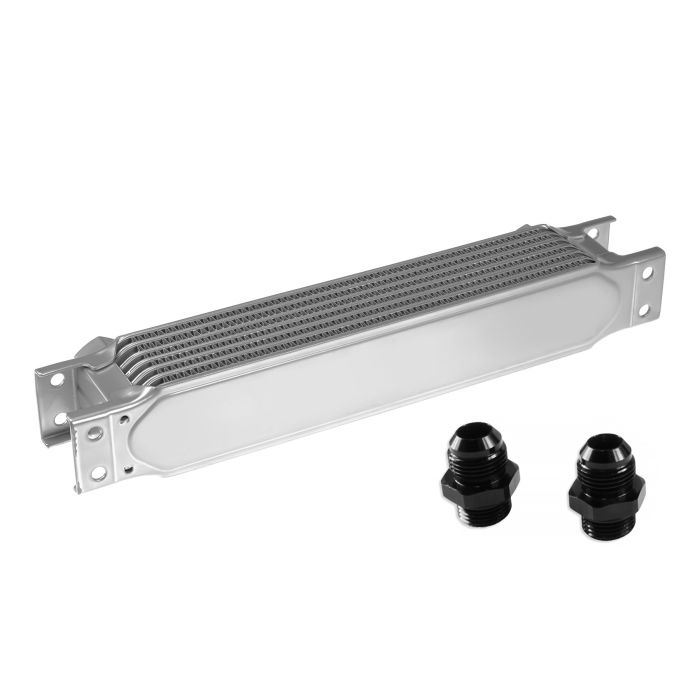 Fmic.Pro 7-row oil cooler, silver.