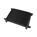 25-row male oil cooler, 7/8" (AN10) male thread, black.