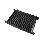 25-row male oil cooler, 7/8" (AN10) male thread, black.