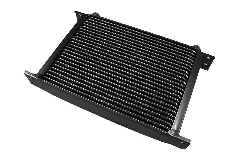 Radiador de aceite macho 25 filas Rosca macho 7/8" (AN10) Negro