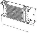 Radiador de aceite Setrab Proline 25 filas 330 x 193 mm (235 mm)