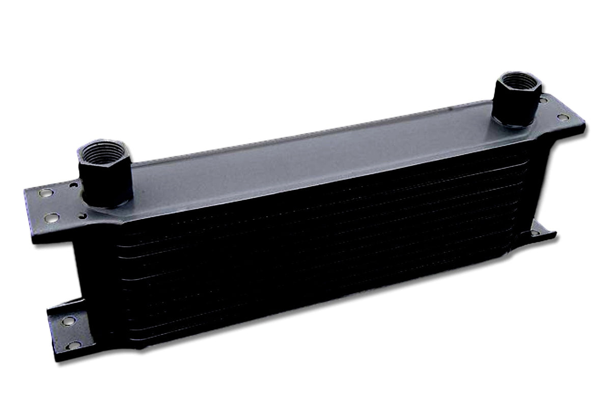 Radiador de aceite hembra 13 filas rosca hembra 1/2" negro