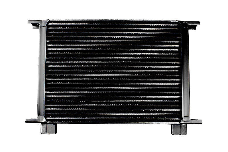 Radiador de aceite hembra 25 filas rosca hembra 1/2" negro