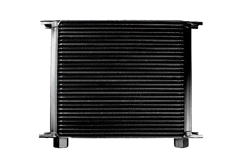 Radiador de aceite 30 filas rosca hembra 1/2" negro