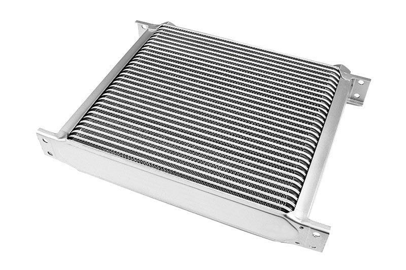 Radiador de aceite 30 filas rosca hembra 1/2" plateado