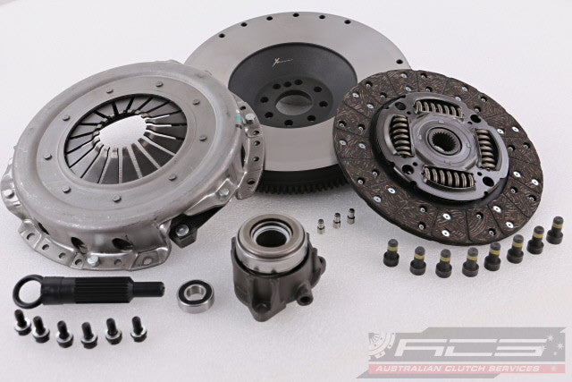 Kit de embrague de conversión con volante motor monomasa y bombín de embrague concéntrico incluidos - KSY24622 SSANGYONG Rexton RX270 2,7L 4WD Turbo diésel (2004-2013)