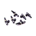 Deatschwerks 1500cc Injector Set for 93-98 Toyota Supra TT. For top feed conversion, 14mm o-ring.