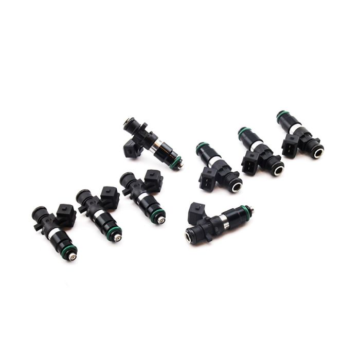 Juego de inyectores Deatschwerks de 1200 cc para Mercedes-Benz CL55 AMG 5.5L V8 Supercharged 2003-06, E55 AMG 5.5L V8 Supercharged 2003-06, S55 AMG, SL55 AMG 5.5L V8 Supercharged 2003-06 y EV14 Universal 48 mm estándar