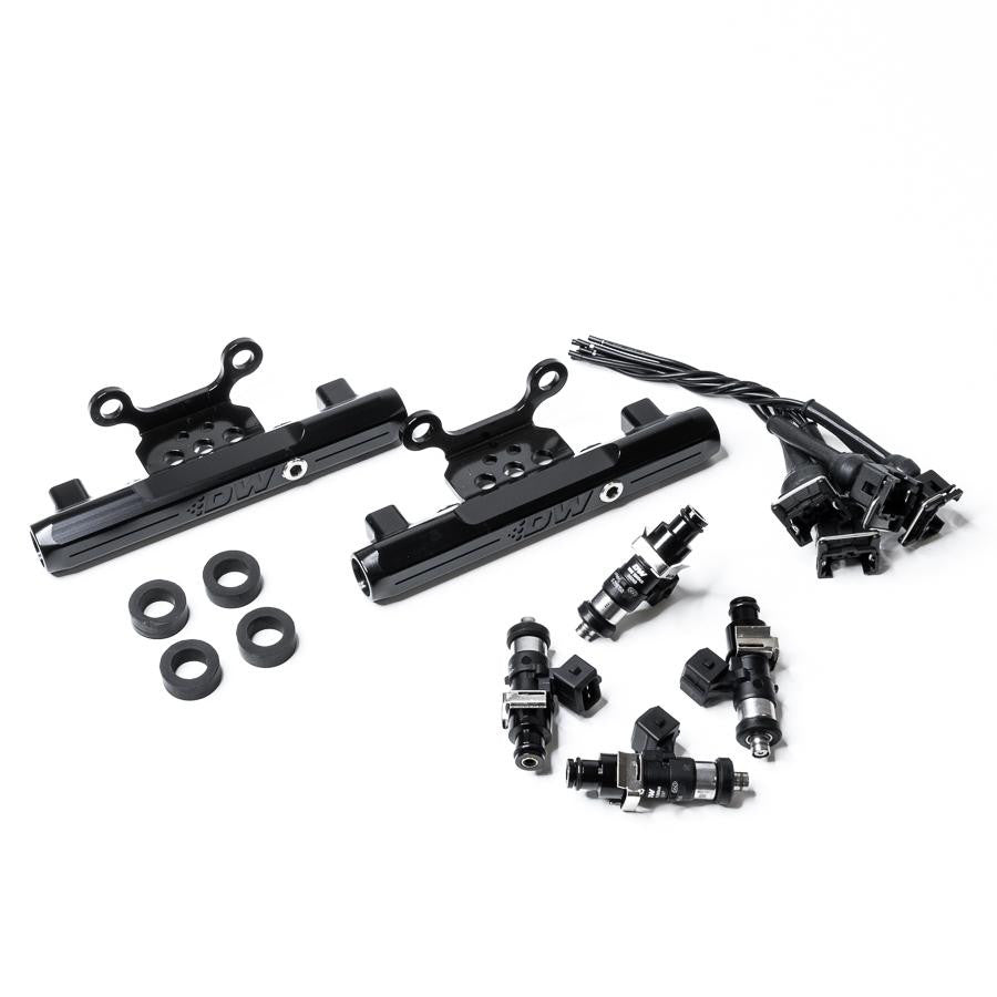 Riel de combustible con inyectores DeatschWerks de 2200 cc para Subaru STI y Legacy GT 2004-2006.