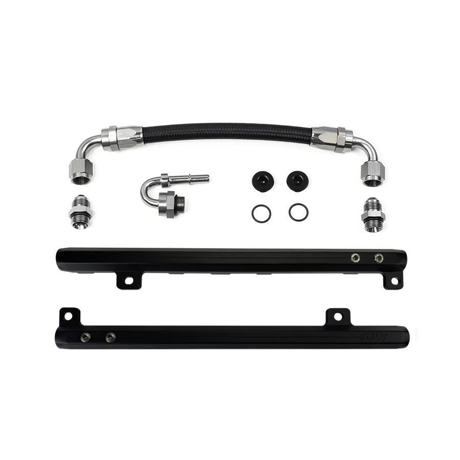 DeatchWerks de riel de combustible para Ford 4.6 2-Valve 2005-2010 Ford Mustang GT SOHC (no disponible para DOHC o sobrealimentado)