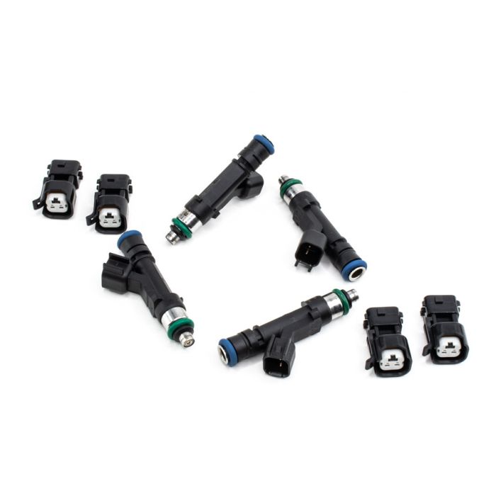 Juego de inyectores Deatschwerks de 900 cc para Chevrolet Cruze RS 1.4L Turbo 2011-15, Chevrolet Sonic RS 1.4L Turbo 2013-17, Holden Barina RS 1.4L Turbo 2013-16 y Jeep Wrangler 2.5L L4 1997-2002.