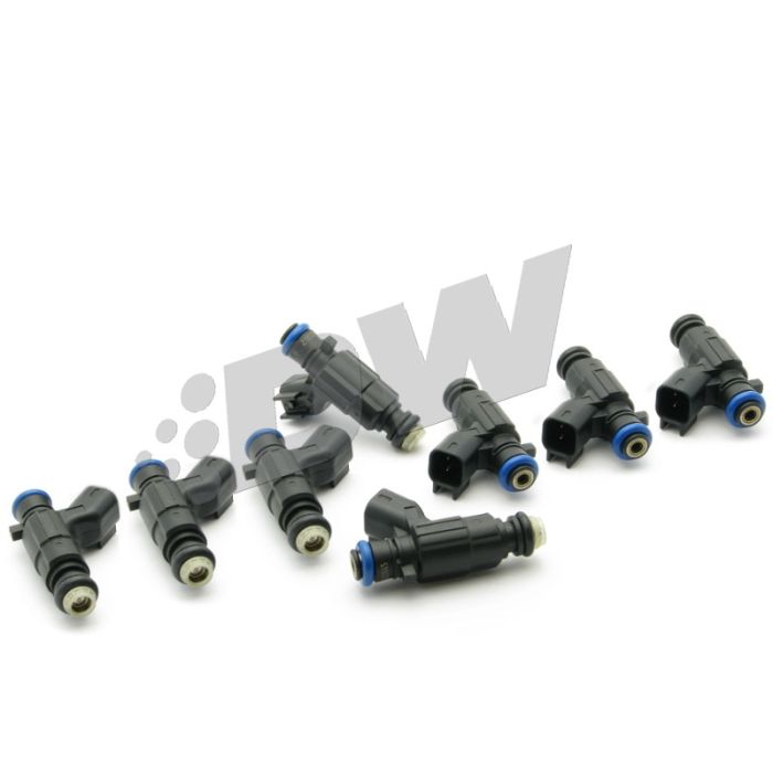 Juego de inyectores Deatschwerks de 42 lb para Dodge Challenger RT/SRT8 Hemi 5.7/6.1/6.4 2008-2015, Charger RT/SRT8 Hemi 5.7/6.1/6.4 2006-2015 y RAM (1500/2500) 2003-2015 Hemi 5.7