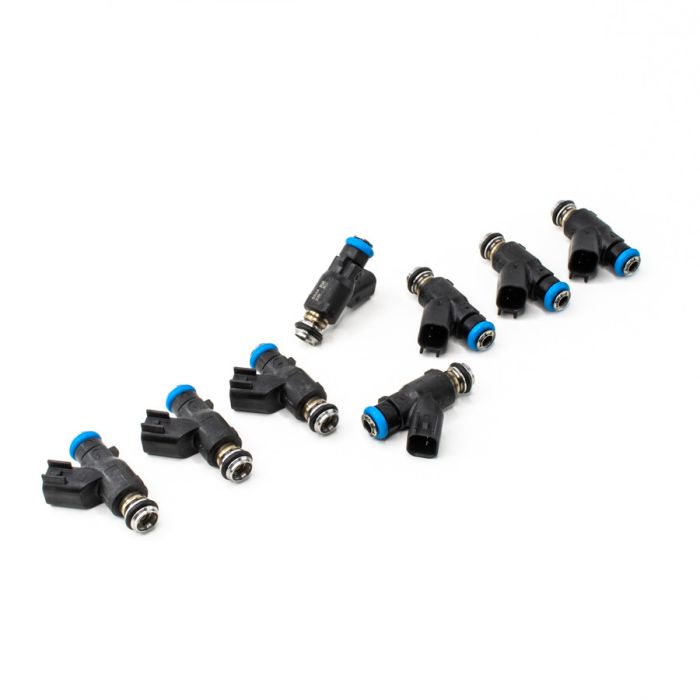 Juego de inyectores Deatschwerks de 56 lb para Silverado/Sierra 07-13, todos con motor Vortec V8 de gasolina (4.8L, 5.3L, 6.0L, 6.2L).