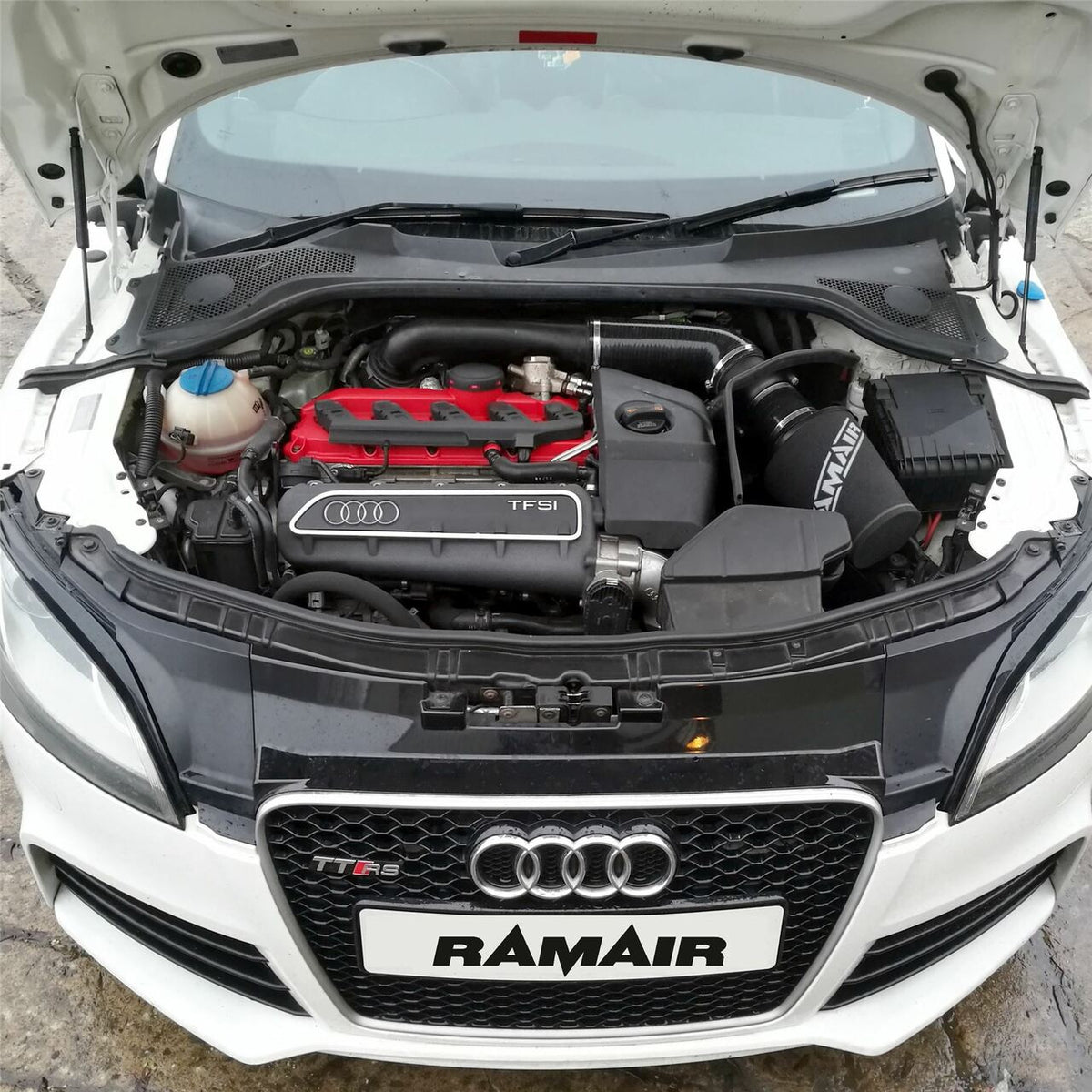 Kit de filtro de aire de admisión Ramair JSK-119-BK para Audi RS3 TTRS 8P 8J 2.5 TFSI