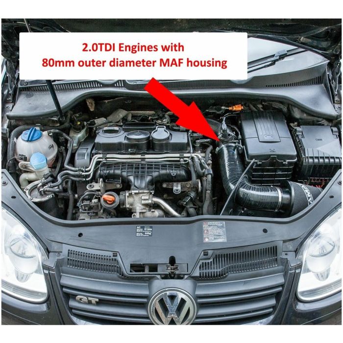 Ramair JSK-120-BK Intake Air Filter Kit for Audi A3 1.6 1.9 2.0 TDI