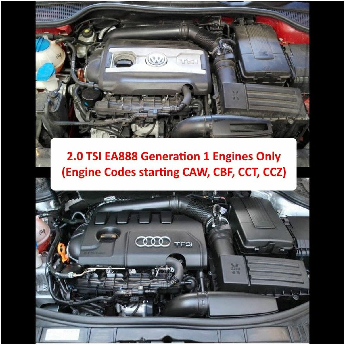 Kit de admisión con filtro de aire Ramair JSK-123-BK para Skoda Octavia 1.8 2.0 TSI VRS