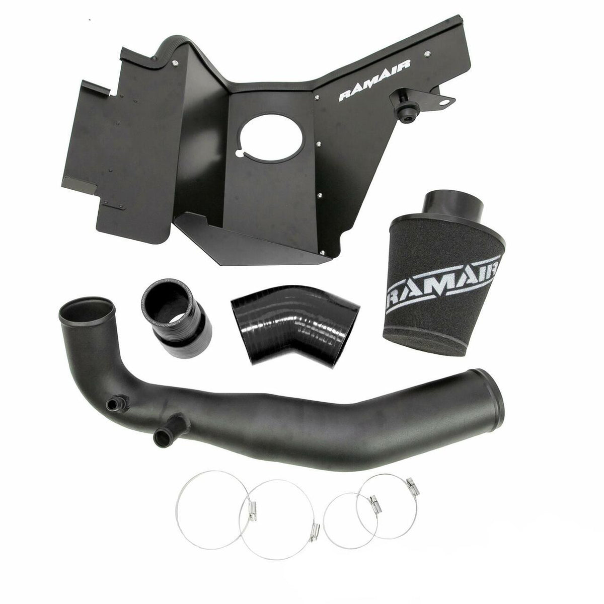 Kit de admisión con filtro de aire Ramair JSK-126-BK para Ford Mustang 2,3 Ecoboost