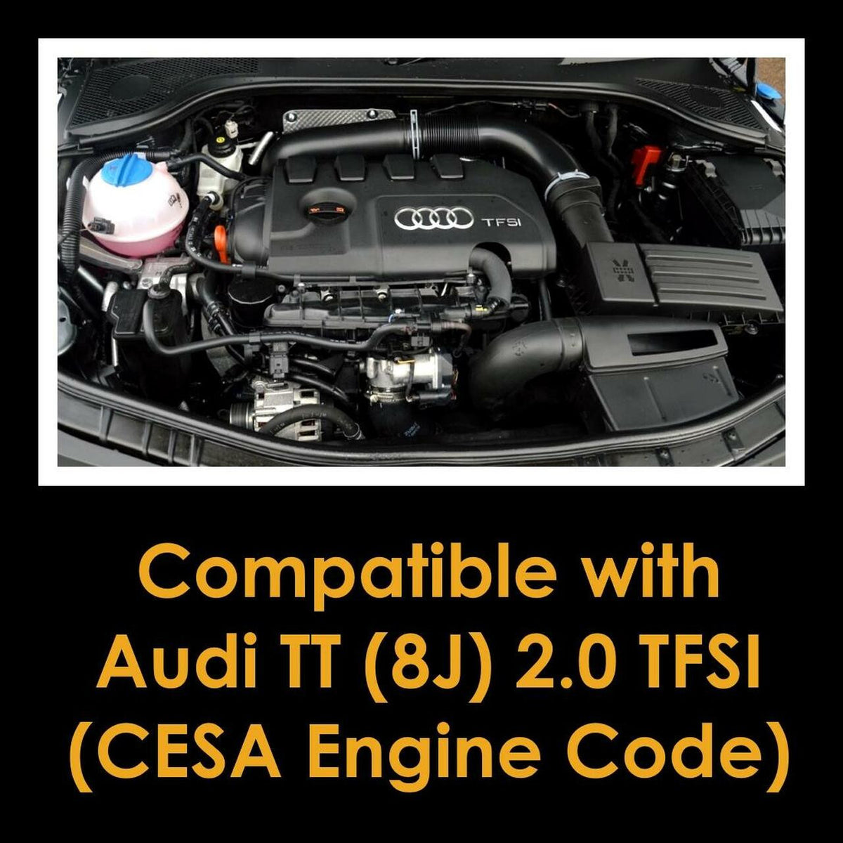 Kit de filtro de aire de admisión Ramair JSK-141-BK para Audi TT 8J 2.0 TFSI EA888 CESA