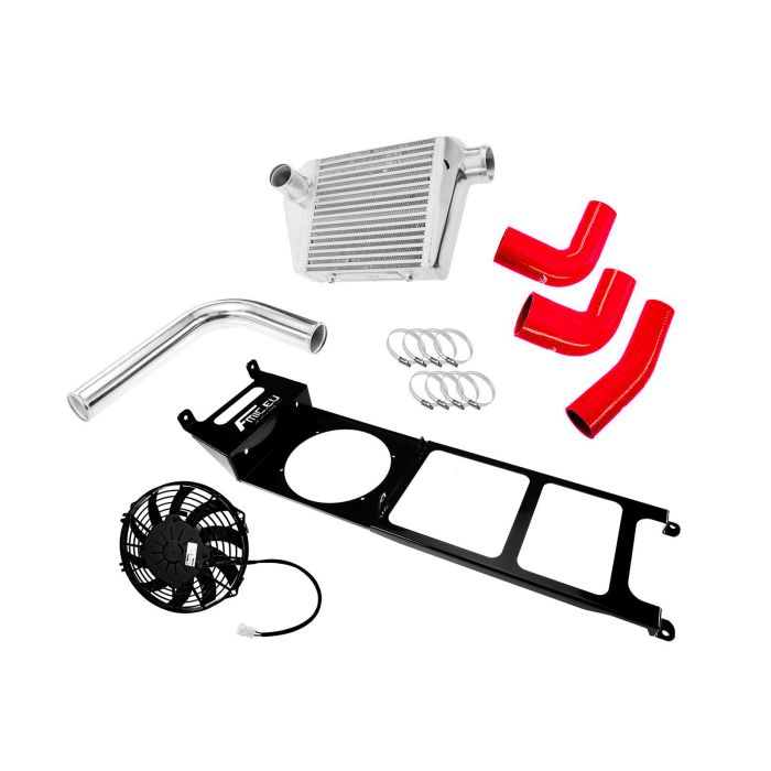 Kit de intercooler para Nissan Patrol con motor BMW 3.0 D M57 rojo
