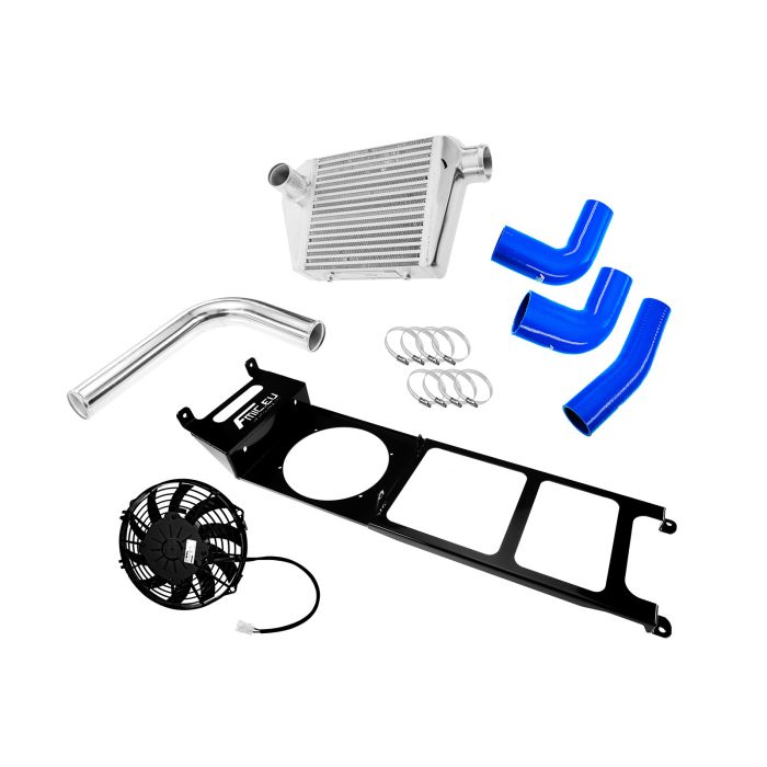 Kit de intercooler para Nissan Patrol con motor BMW 3.0 D M57 azul
