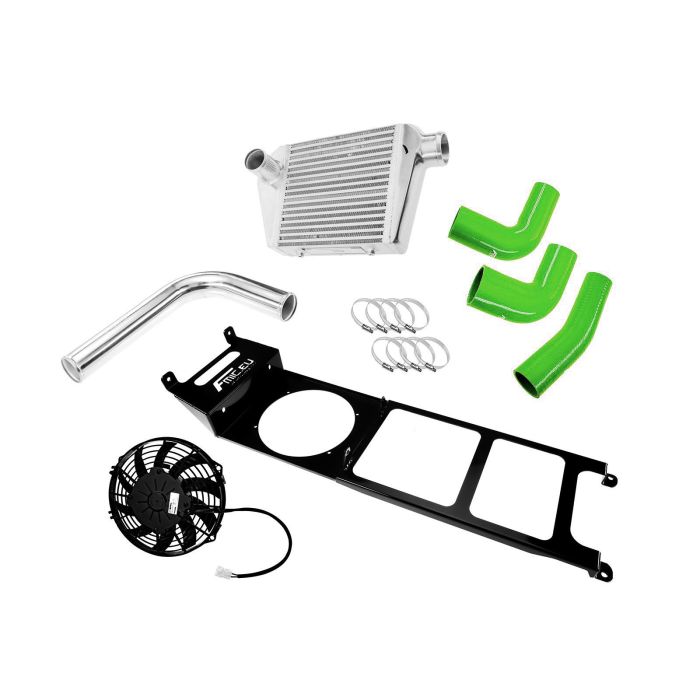 Kit de intercooler para Nissan Patrol con motor BMW 3.0 D M57 (verde)