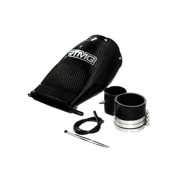 RTMG Performance Direct Cold Air Intake for Audi A3, Seat Leon MK2, Volkswagen Golf MK5 MK6, Touran, Passat, and Jetta 2.0 TDI engines.