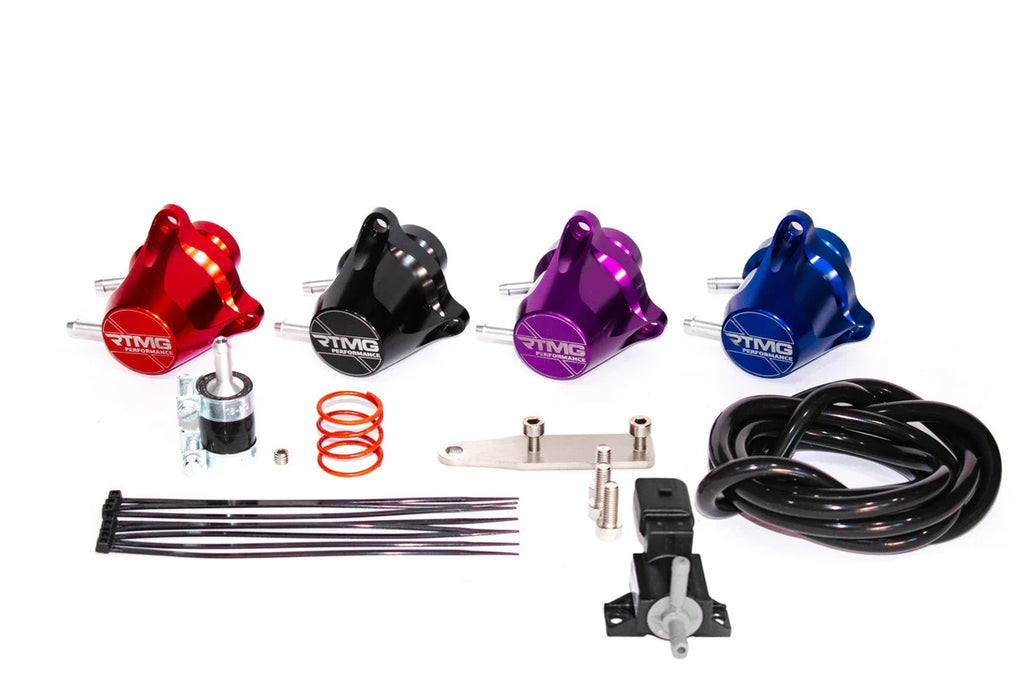 Kit de válvula diverter RTMG Performance para motores 1.8/2.0 TSI EA888 Gen 3 negro