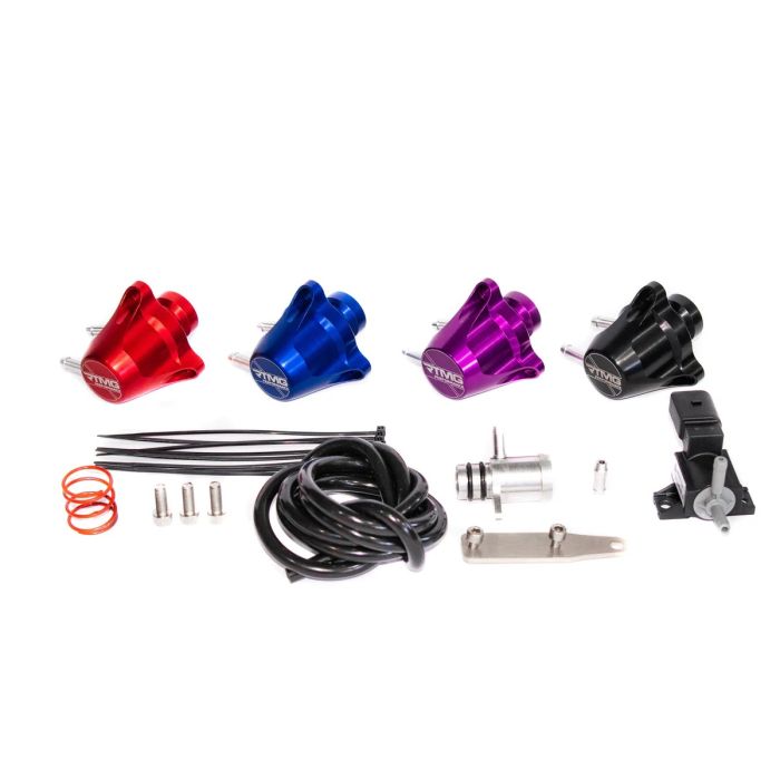 RTMG High Performance Diverter Valve Kit for 2.0 TFSI EA113 engines, black.