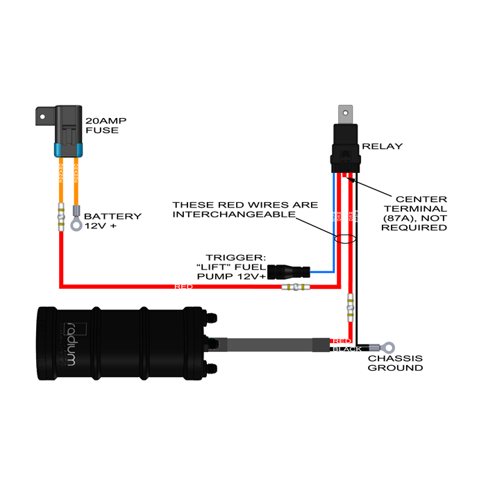 Radium Engineering DIY Fuel Pump Wiring Kit