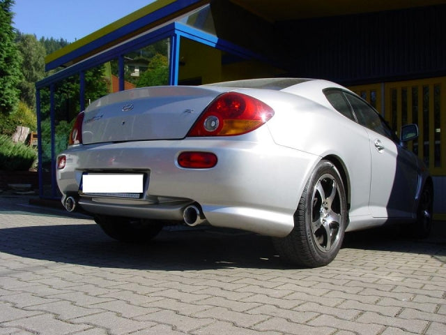Silenciador de escape deportivo para HYUNDAI COUPE typ GK 2002-2006 COUPE