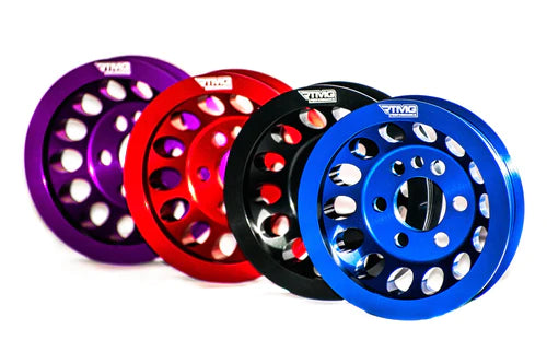Polea de cigüeñal RTMG Performance para 2.0 TFSI EA113 roja