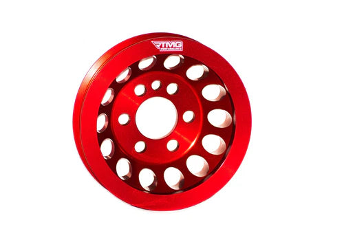Polea de cigüeñal RTMG Performance para 2.0 TFSI EA113 roja