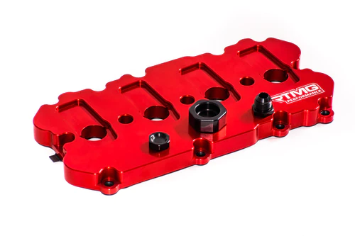 Tapa de balancines RTMG Performance para motores EA113 2.0 TFSI roja