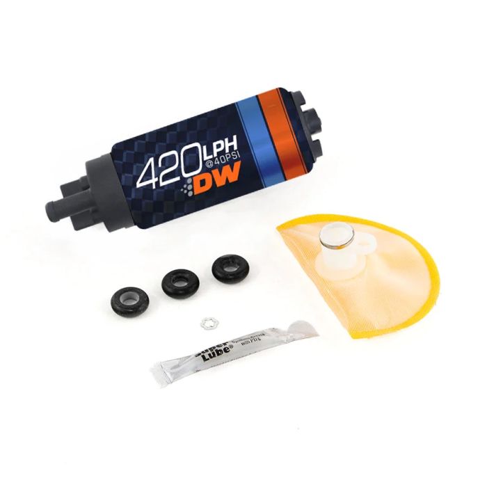 DeatschWerks DW420 420 LPH Fuel Pump for G35 03-08, 350z 03-08, Legacy GT 10+