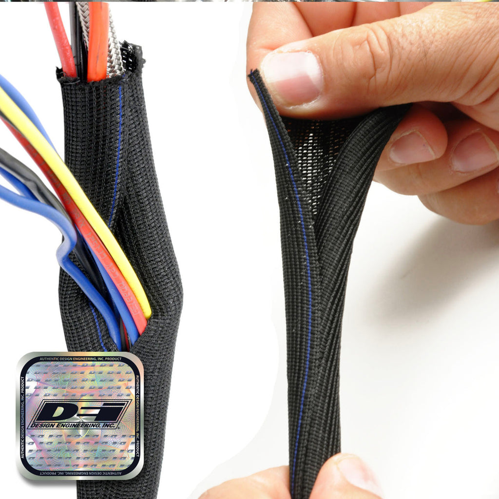 Funda de cable abierta DEI Easy Loom 1,27 cm (1/2in) x 30 cm DEI 10653