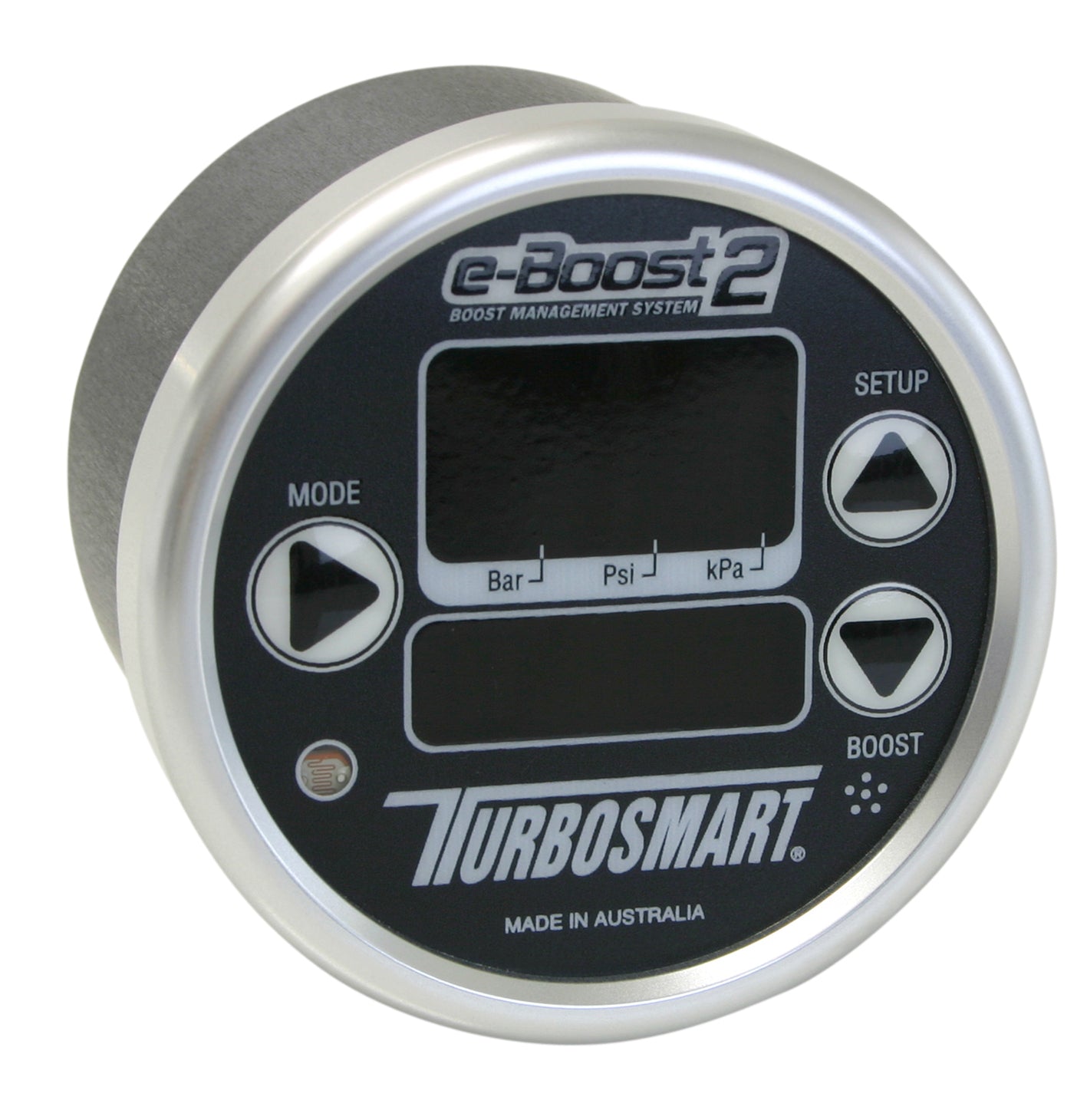 EBC Turbosmart e-Boost2 60PSI 60 mm, esfera negra/bisel plateado