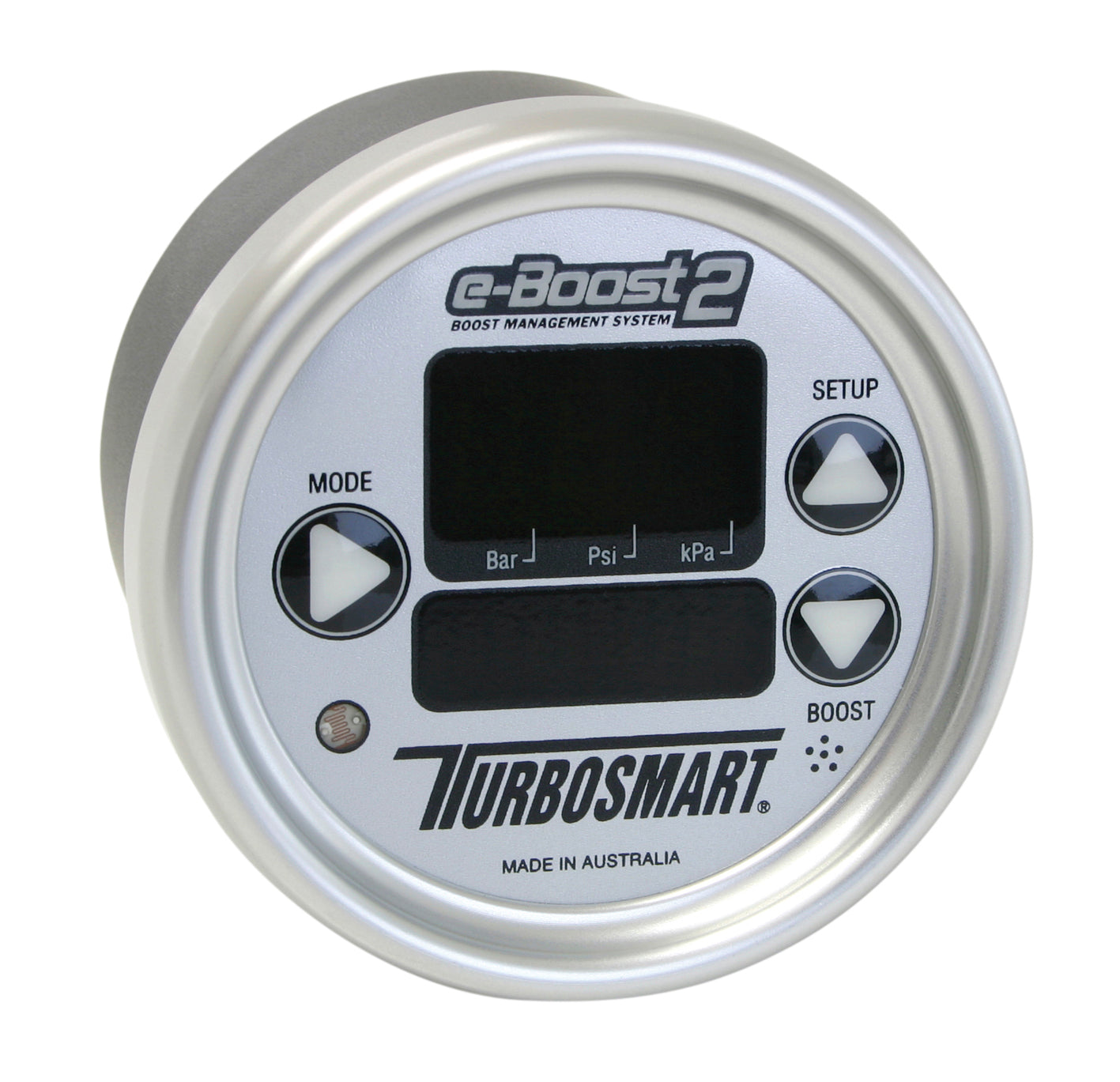 EBC Turbosmart e-Boost2 60PSI 66mm Esfera plateada/Bisel plateado