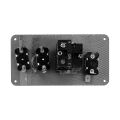 2 paneles de interruptores de 12 V