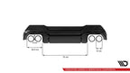 Difusor trasero V.2 + escape Milltek Sport para BMW 1 F40 M135i