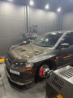 Coolerworx Short Shifter para Mitsubishi Lancer EVO VII VIII IX NSB aspecto aluminio en bruto Bulb naranja