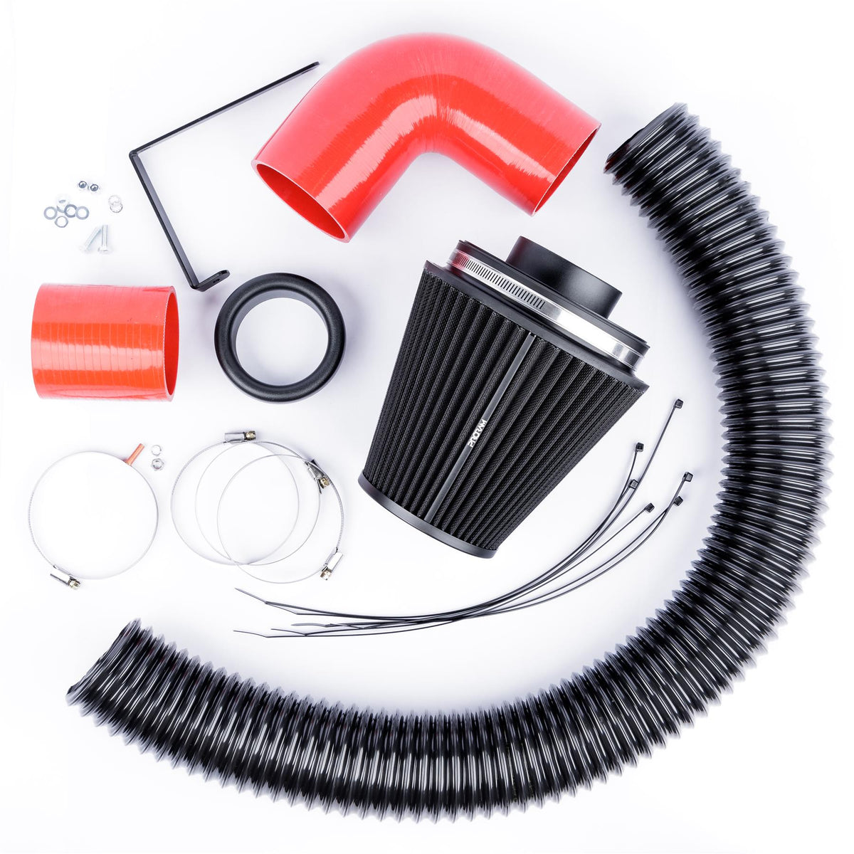 Kit de admisión con filtro de aire Proram PSR-232-BK para Volkswagen VW Golf MK5 R32 3.2l