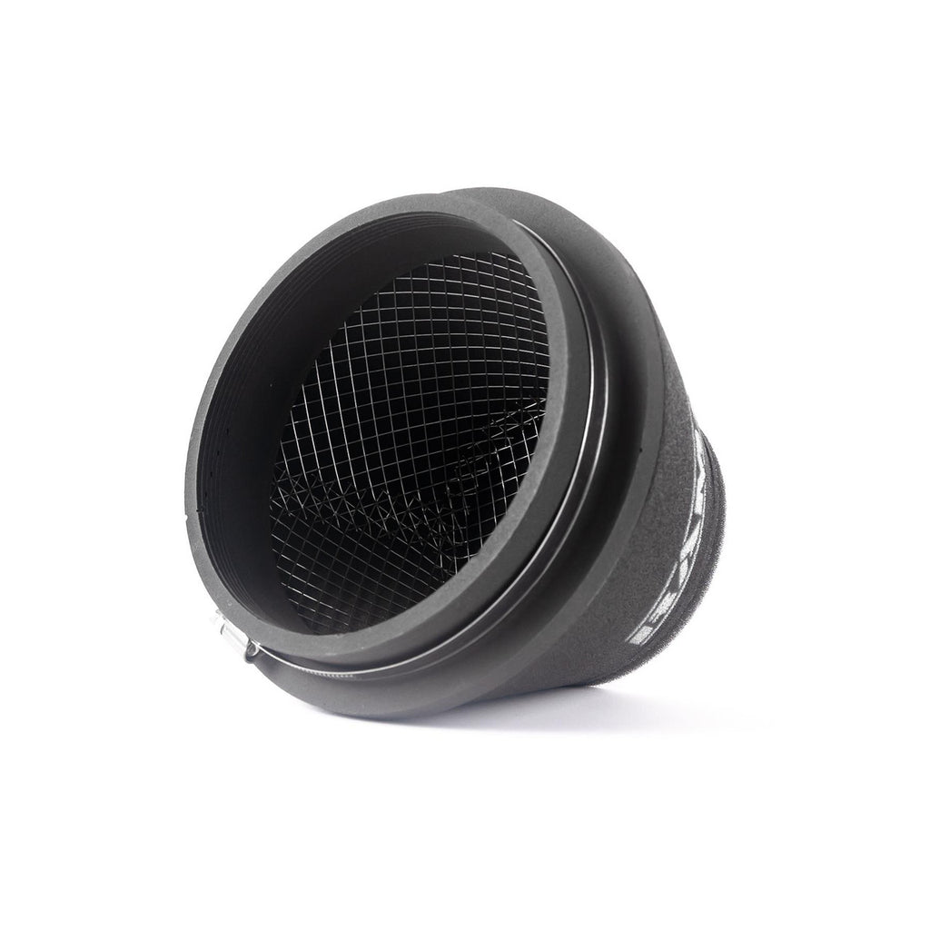 Filtro de aire cónico Ramair CC-194-VS-90-BK con cuello de 89 mm de diámetro interior y velocity stack