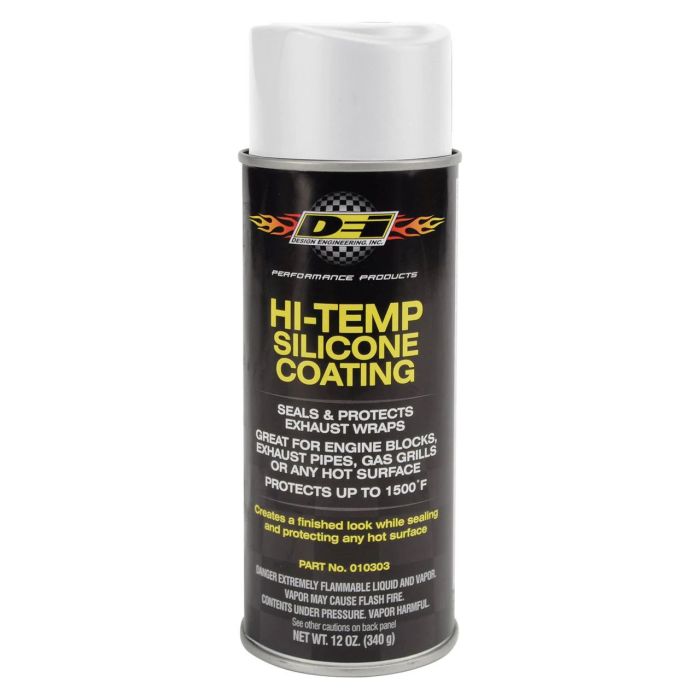 High Temperature Silicone Coating Spray - White DEI 010303