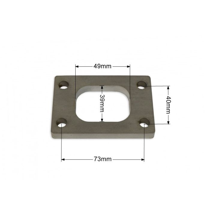 SS304 Stainless Steel T25 Exhaust Flange